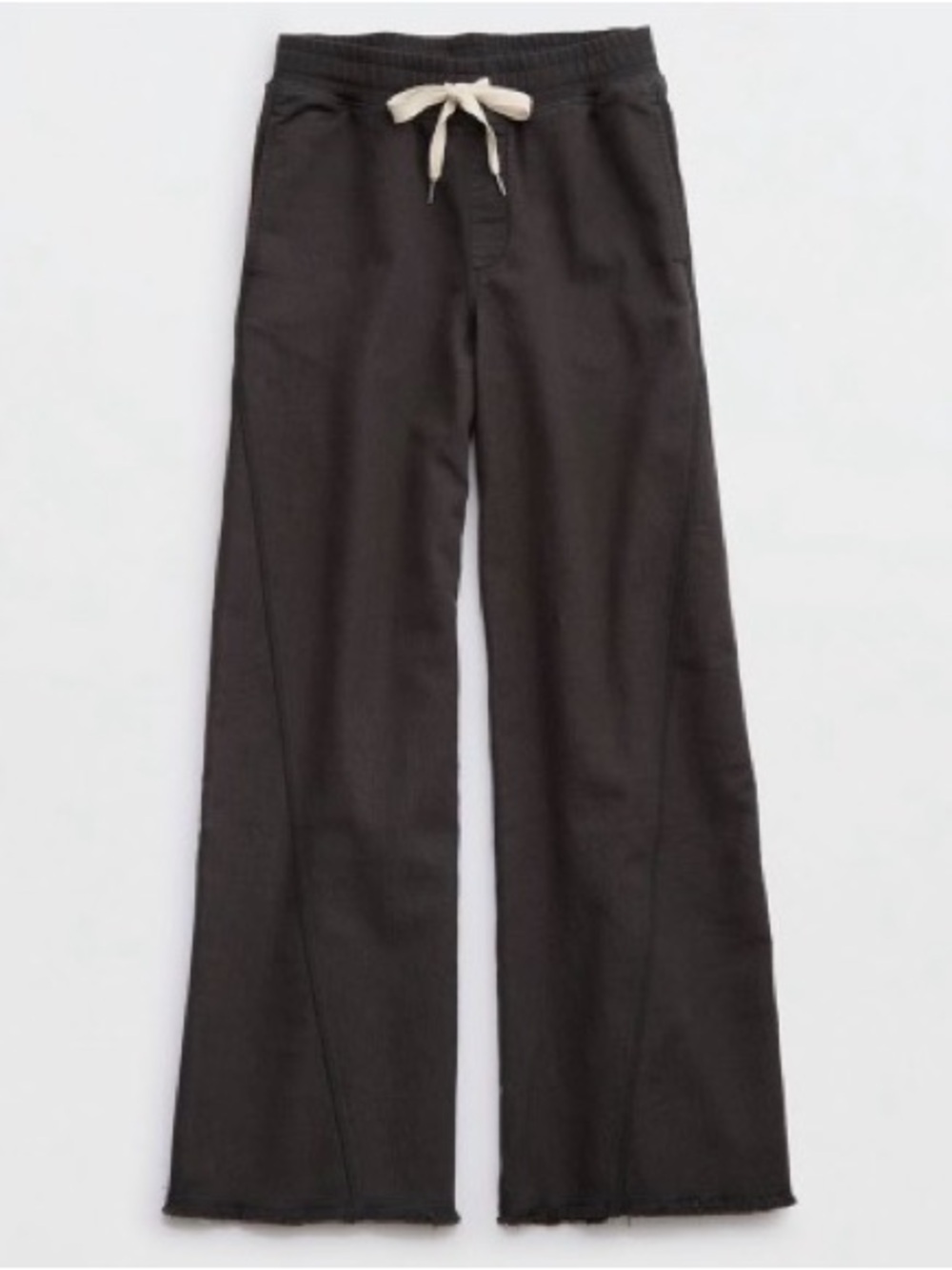 Aerie soft landing trouser in smoked gray, small LONG good condition